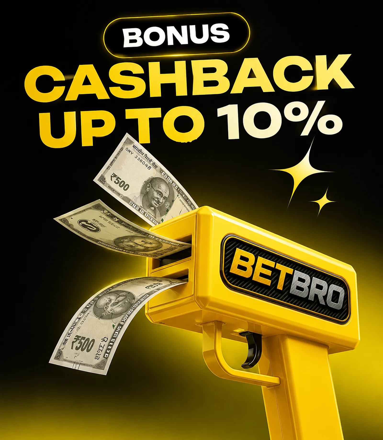 Bonus — cashback up to 10%